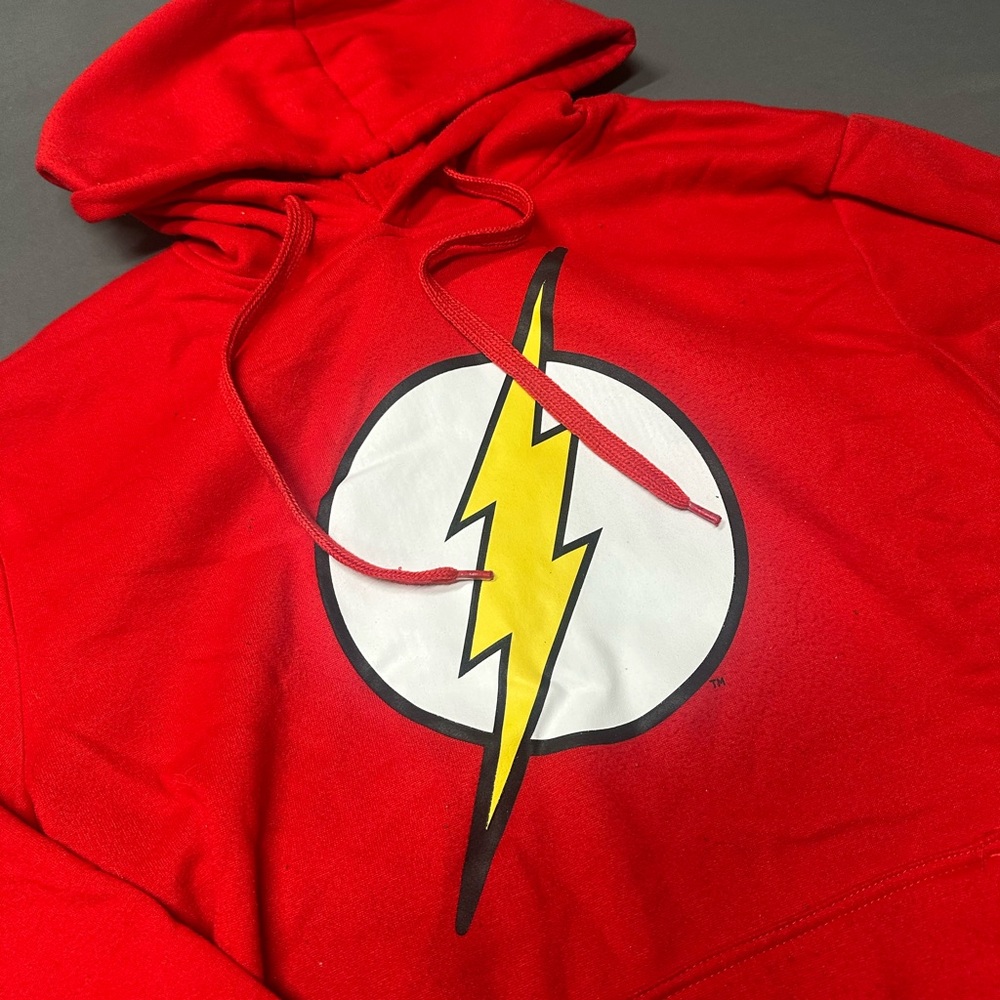 DC Comics Flash Symbol Hoodie , hooded sweatshirt Size M